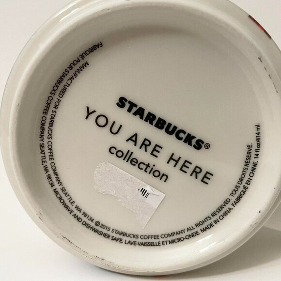 2015 Starbucks You Are Here Canada Mug 14 Oz Cup - Picture 9 of 16